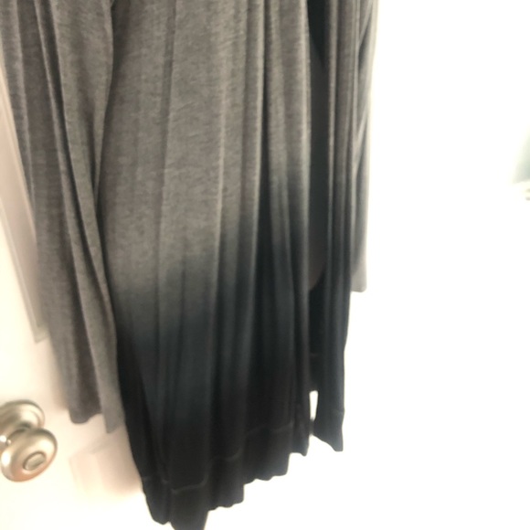 Mod-O-Doc Jersey Dip-Dye Shirred Back Cardigan - Picture 5 of 6